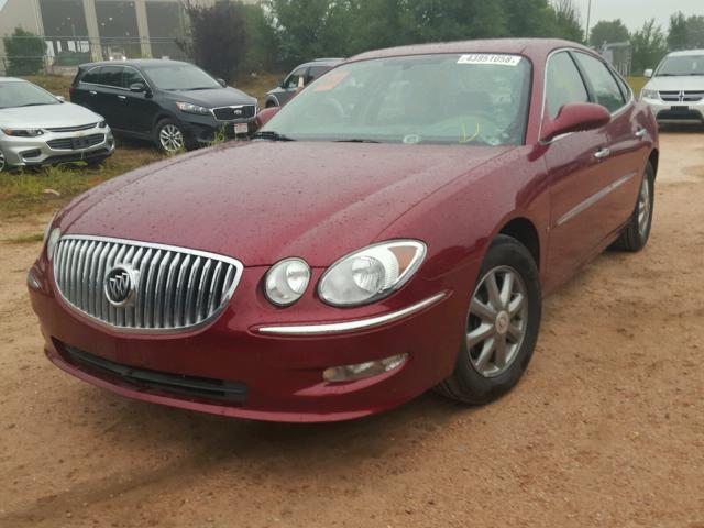 2G4WD582291127895 - 2009 BUICK LACROSSE C RED photo 2