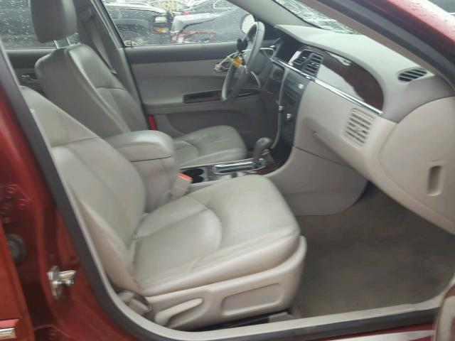 2G4WD582291127895 - 2009 BUICK LACROSSE C RED photo 5