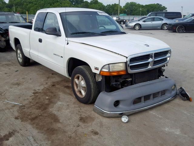 1B7GL22X5WS765018 - 1998 DODGE DAKOTA WHITE photo 1