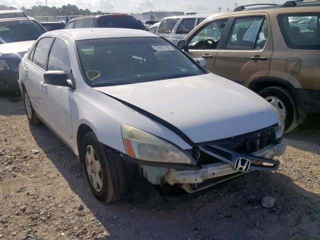 3HGCM56475G708629 - 2005 HONDA ACCORD LX WHITE photo 1