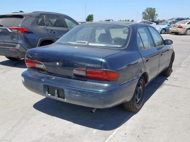 1Y1SK5261VZ411391 - 1997 GEO PRIZM BASE მწვანე ფოტო 4