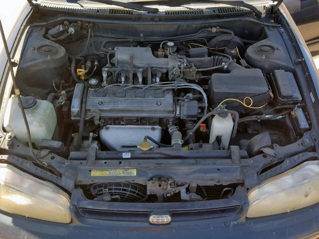 1Y1SK5261VZ411391 - 1997 GEO PRIZM BASE მწვანე ფოტო 7