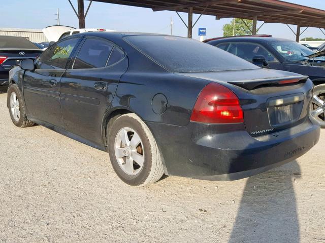 2G2WP552171223728 - 2007 PONTIAC GRAND PRIX BLACK photo 3