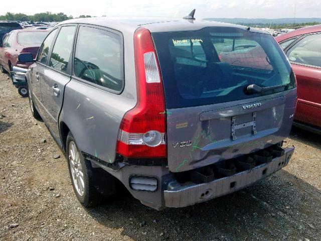 YV1MW382252057331 - 2005 VOLVO V50 2.4I GRAY photo 3