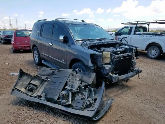 5N1AA08A65N730354 - 2005 NISSAN ARMADA SE GRAY photo 1