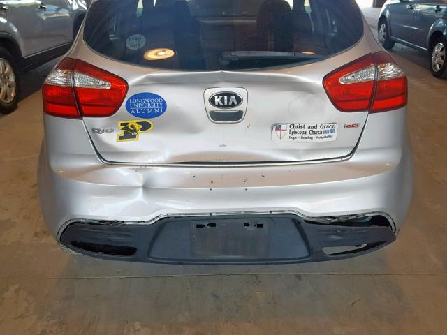 KNADM5A3XD6237090 - 2013 KIA RIO LX WHITE photo 9