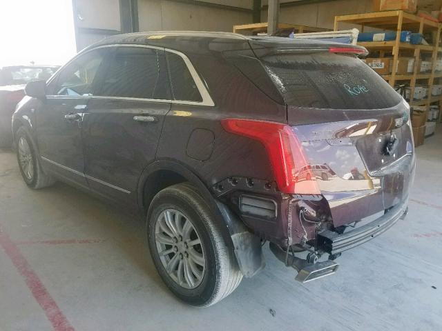 1GYKNARS5JZ218673 - 2018 CADILLAC XT5 BURGUNDY photo 3