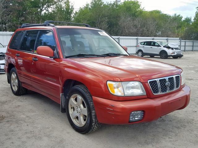 JF1SF65611H705681 - 2001 SUBARU FORESTER S Qırmızı foto 1