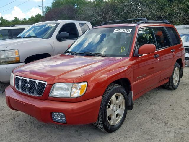 JF1SF65611H705681 - 2001 SUBARU FORESTER S Qırmızı foto 2