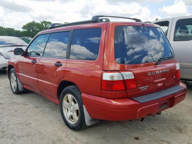 JF1SF65611H705681 - 2001 SUBARU FORESTER S Qırmızı foto 3