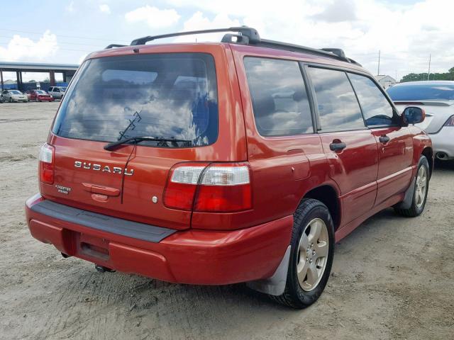 JF1SF65611H705681 - 2001 SUBARU FORESTER S Qırmızı foto 4