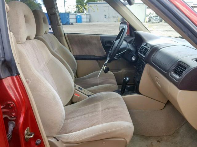 JF1SF65611H705681 - 2001 SUBARU FORESTER S Qırmızı foto 5