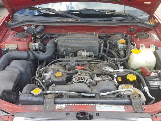 JF1SF65611H705681 - 2001 SUBARU FORESTER S Qırmızı foto 7