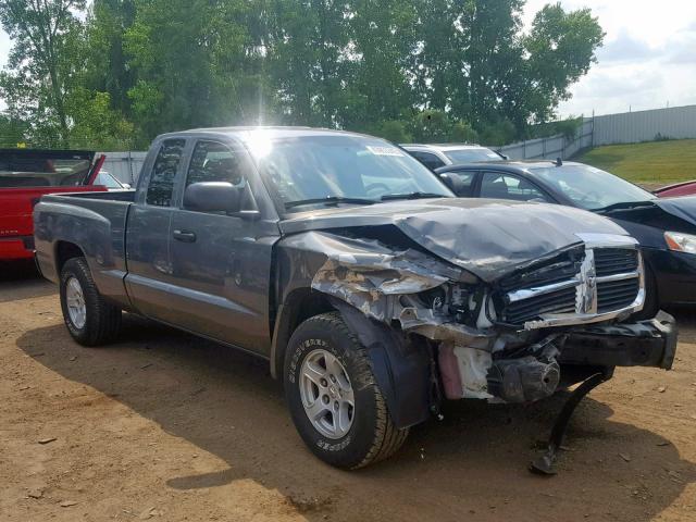 1D7HW42N95S306097 - 2005 DODGE DAKOTA SLT CHARCOAL photo 1