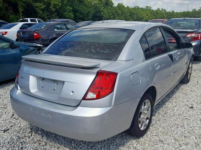 1G8AJ52F03Z151284 - 2003 SATURN ION LEVEL SILVER photo 4