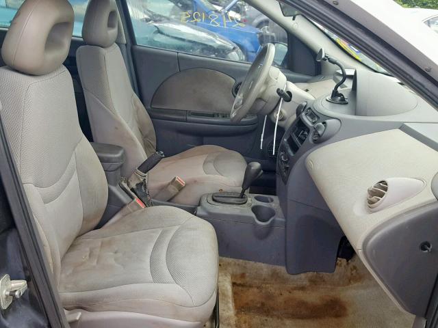 1G8AJ52F03Z151284 - 2003 SATURN ION LEVEL SILVER photo 5