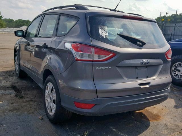 1FMCU0F7XDUA80763 - 2013 FORD ESCAPE S GRAY photo 3