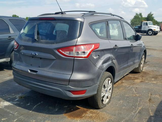 1FMCU0F7XDUA80763 - 2013 FORD ESCAPE S GRAY photo 4