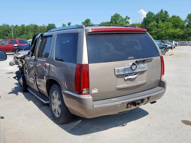 1GYFK63817R398781 - 2007 CADILLAC ESCALADE L BROWN photo 3