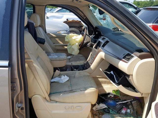 1GYFK63817R398781 - 2007 CADILLAC ESCALADE L BROWN photo 5