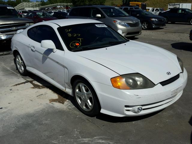 KMHHN65F83U039920 - 2003 HYUNDAI TIBURON WHITE photo 1