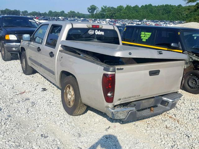 1GCCS136448176750 - 2004 CHEVROLET COLORADO BEIGE photo 3