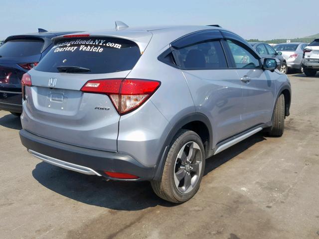 3CZRU6H5XJM720008 - 2018 HONDA HR-V EX GRAY photo 4