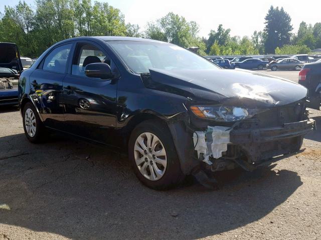 KNAFU4A25C5589251 - 2012 KIA FORTE EX BLACK photo 1