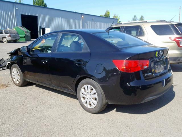 KNAFU4A25C5589251 - 2012 KIA FORTE EX BLACK photo 3