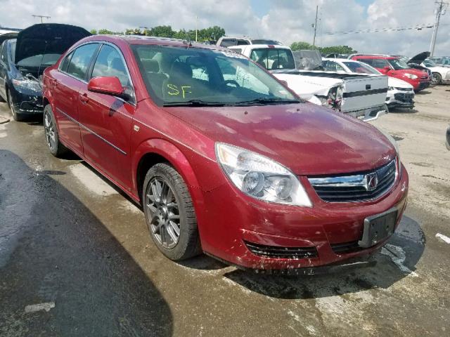 1G8ZS57N18F137886 - 2008 SATURN AURA XE MAROON photo 1