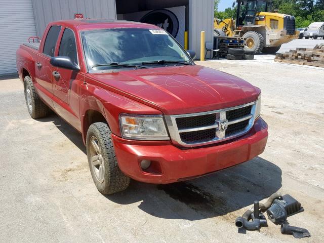 1D7HE48N58S524343 - 2008 DODGE DAKOTA QUA RED photo 1