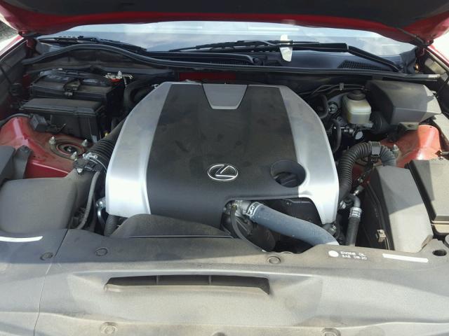 JTHBE1BL0D5024006 - 2013 LEXUS GS 350 RED photo 7