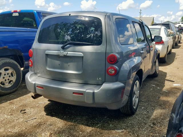 3GNDA13D06S666836 - 2006 CHEVROLET HHR LS GRAY photo 4