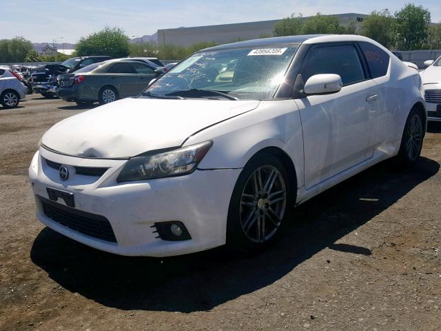 JTKJF5C72D3058682 - 2013 TOYOTA SCION TC თეთრი ფოტო 2