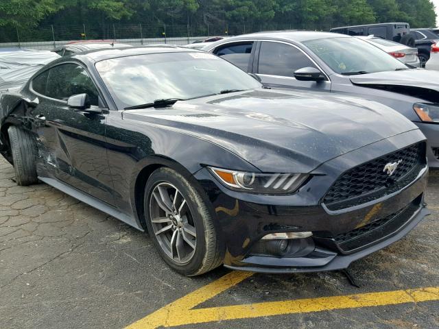 1FA6P8TH5F5379634 - 2015 FORD MUSTANG BLACK photo 1
