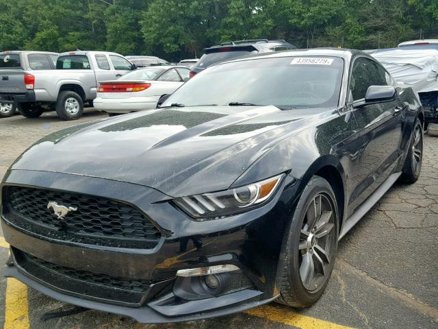 1FA6P8TH5F5379634 - 2015 FORD MUSTANG BLACK photo 2