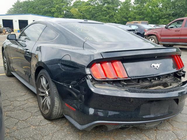 1FA6P8TH5F5379634 - 2015 FORD MUSTANG BLACK photo 3
