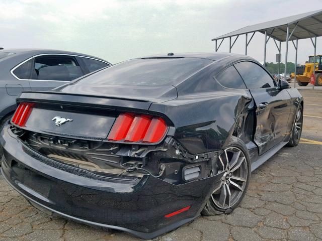 1FA6P8TH5F5379634 - 2015 FORD MUSTANG BLACK photo 4