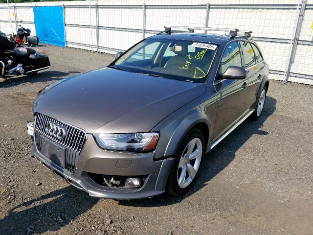 WA1UFAFL1EA059545 - 2014 AUDI A4 ALLROAD GRAY photo 2