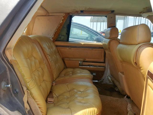 1C3BF66P3FX583523 - 1985 CHRYSLER FIFTH AVEN BROWN photo 6