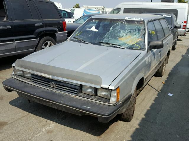 JF2AN52B4JD418428 - 1988 SUBARU DL 4WD SILVER photo 2