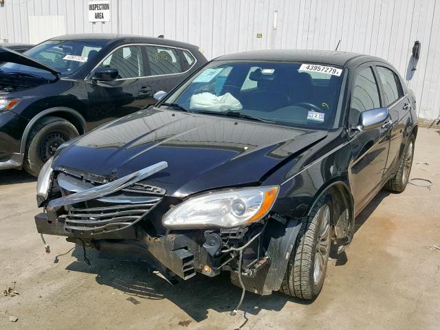 1C3CCBCG6CN116744 - 2012 CHRYSLER 200 LIMITE BLACK photo 2