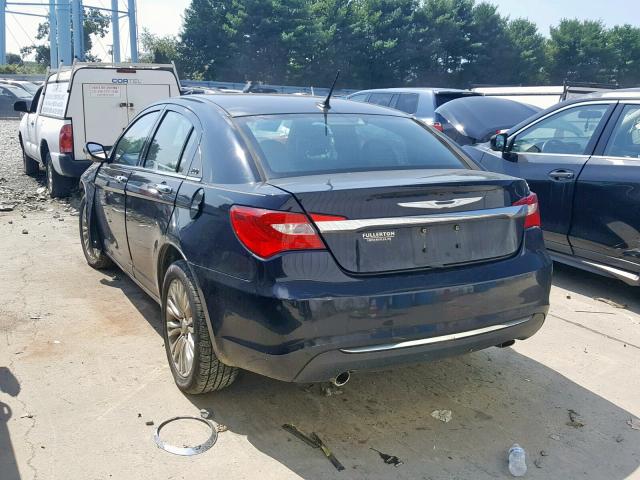 1C3CCBCG6CN116744 - 2012 CHRYSLER 200 LIMITE BLACK photo 3