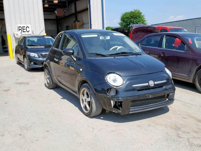 3C3CFFAR1CT303988 - 2012 FIAT 500 POP BLACK photo 1