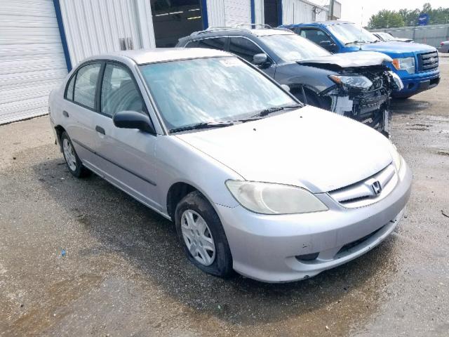 2HGES16354H631014 - 2004 HONDA CIVIC DX V GRAY photo 1