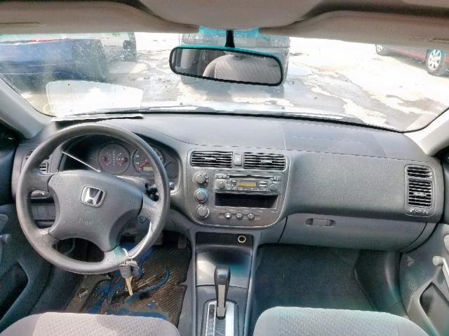 2HGES16354H631014 - 2004 HONDA CIVIC DX V GRAY photo 9