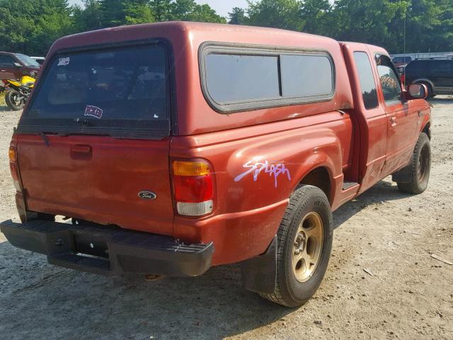 1FTZR15X9WPB21537 - 1998 FORD RANGER SUP RED photo 4