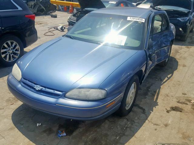 2G1WL52M7W1137361 - 1998 CHEVROLET LUMINA BAS BLUE photo 2