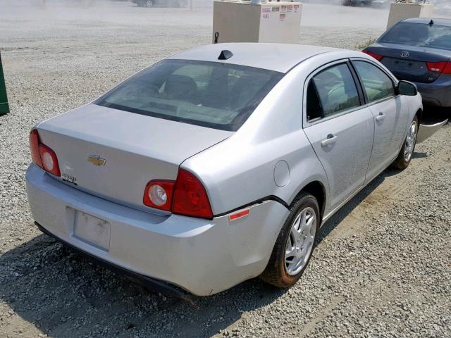 1G1ZA5EUXCF233598 - 2012 CHEVROLET MALIBU LS SILVER photo 4