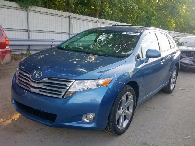 4T3BK11A79U011456 - 2009 TOYOTA VENZA BLUE photo 2